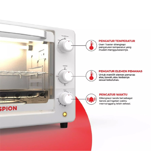 Maspion Oven Toaster 18 Liter - MOT1801S